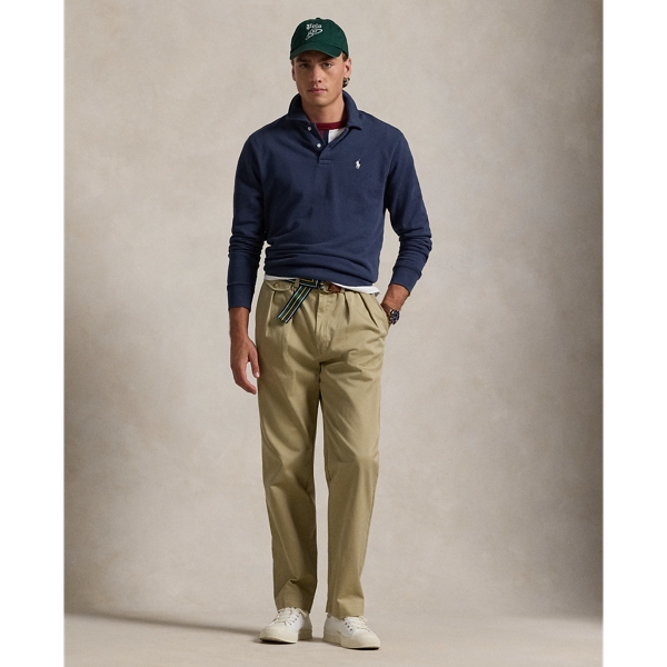 Loopback Fleece Collared Sweatshirt