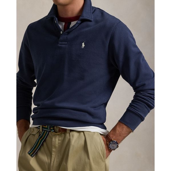 Loopback Fleece Collared Sweatshirt