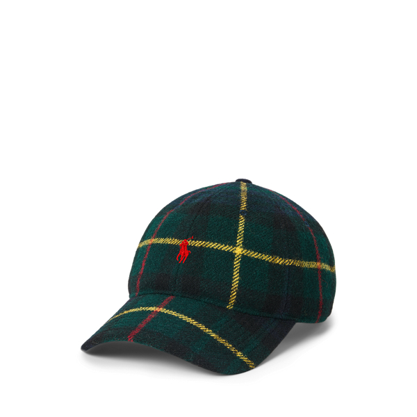 Hunting Stuart Tartan Plaid Wool Twill Ball Cap Polo Ralph Lauren 1