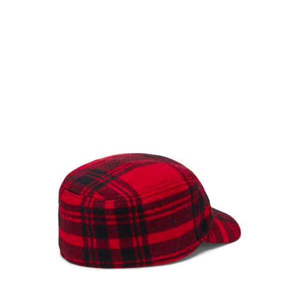 Plaid Wool Blend Earflap Cap for Men Ralph Lauren UK