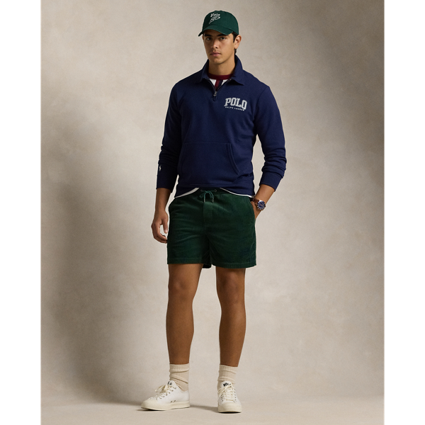 Cruise Navy Logo Fleece Collared Sweatshirt Polo Ralph Lauren 4