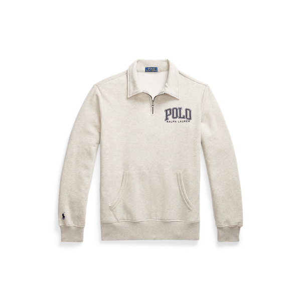 Logo Fleece Collared Sweatshirt