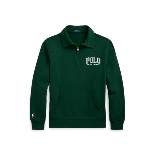 Polo ralph lauren embroidered fleece pullover online