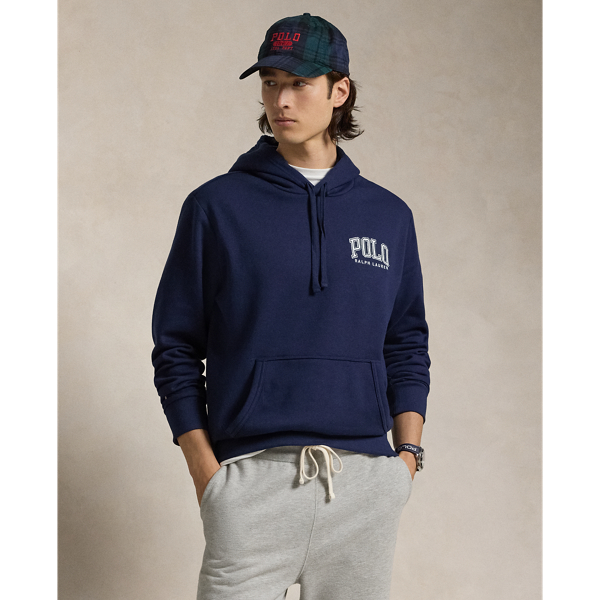 Cruise Navy Logo Fleece Hoodie Polo Ralph Lauren for fall 1