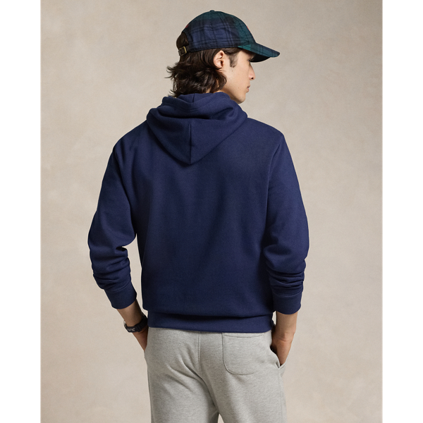 Cruise Navy Logo Fleece Hoodie Polo Ralph Lauren for fall 5