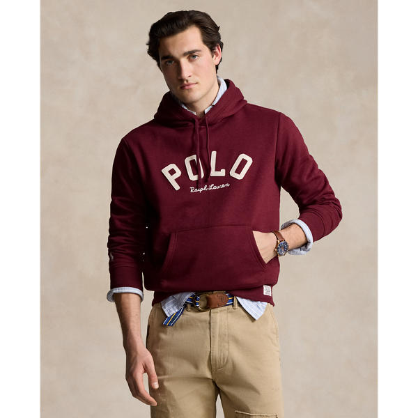 Classic Wine The RL Fleece Logo Hoodie Polo Ralph Lauren for fall 1