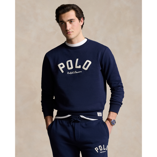 Cruise Navy The RL Fleece Logo Sweatshirt Polo Ralph Lauren for fall 1