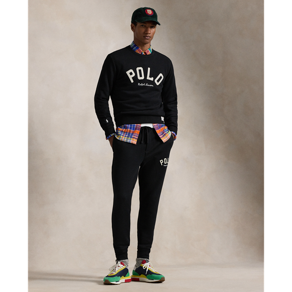 Polo Black The RL Fleece Logo Jogger Pant Polo Ralph Lauren 1