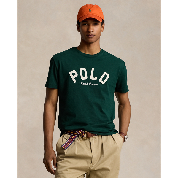 Green polo ralph lauren t shirt best sale