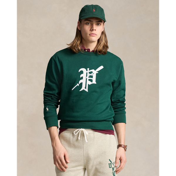 Moss Agate Fleece Graphic Sweatshirt Polo Ralph Lauren for fall 1