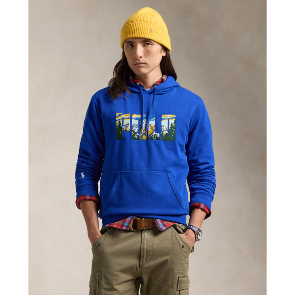 Sapphire Star Logo Fleece Hoodie Polo Ralph Lauren 1