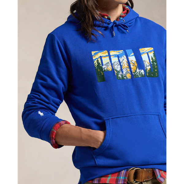 Sapphire Star Logo Fleece Hoodie Polo Ralph Lauren 6