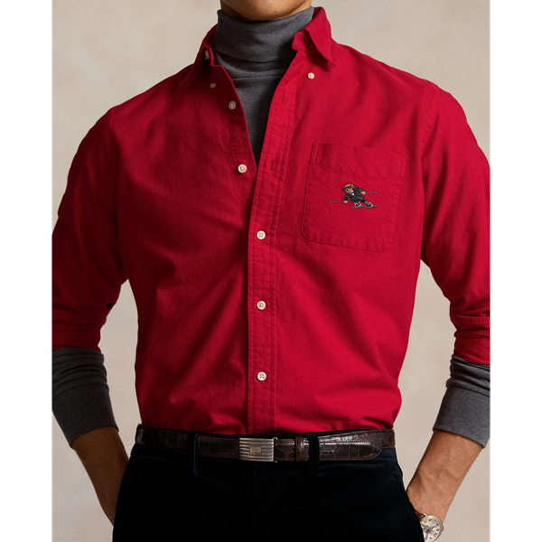 Ralph lauren bear button down best sale