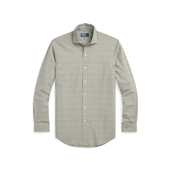 Chemise prince-de-galles en popeline