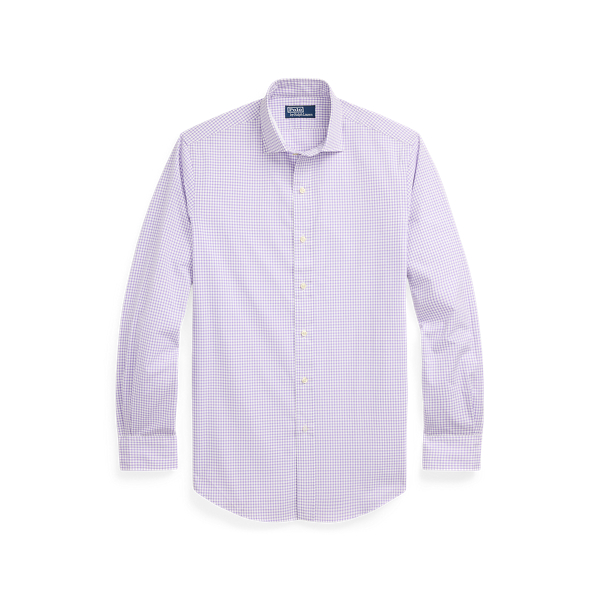 Classic Fit Glen Plaid Poplin Shirt
