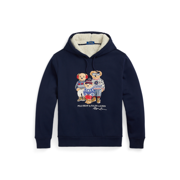 Kapuzenpullover mit Polo Bear Familie