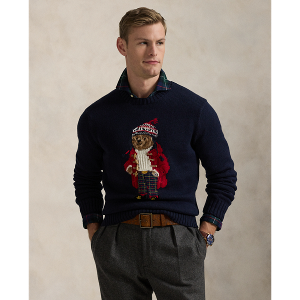 Rl Navy Polo Bear Sweater Polo Ralph Lauren 1