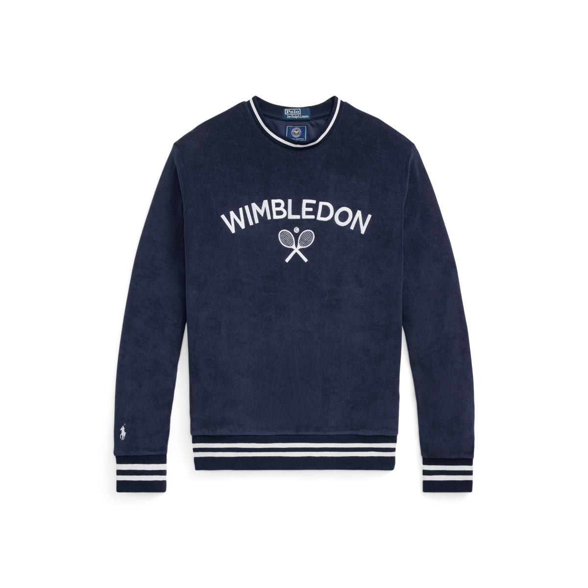 Wimbledonコラボ★【Polo Ralph Lauren】スウェット シャツ Genuine Polo Ralph Lauren Wimbledon Polo Collar Sweatshirt