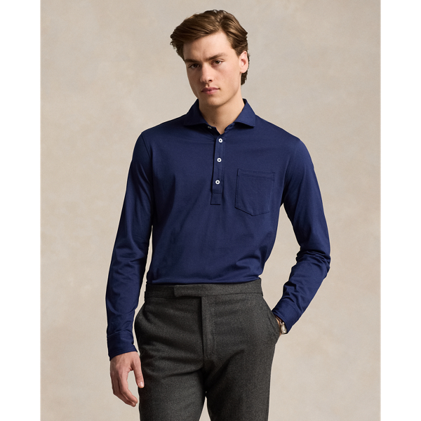 Lisle Long Sleeve Polo Shirt