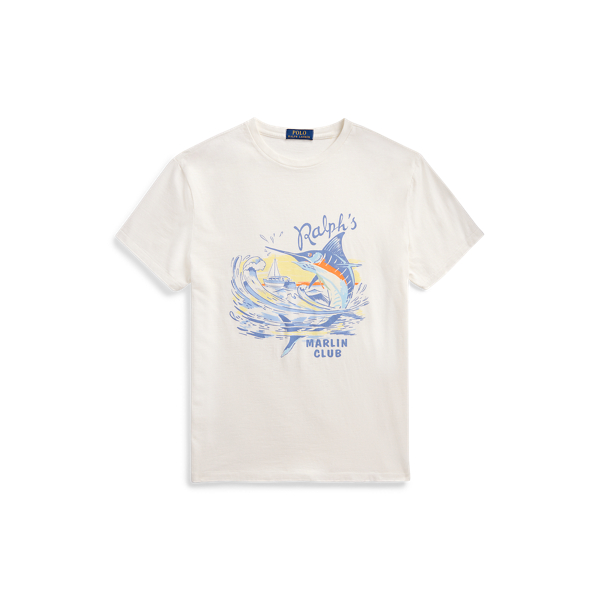 Polo ralph lauren classic fit cotton graphic tee online