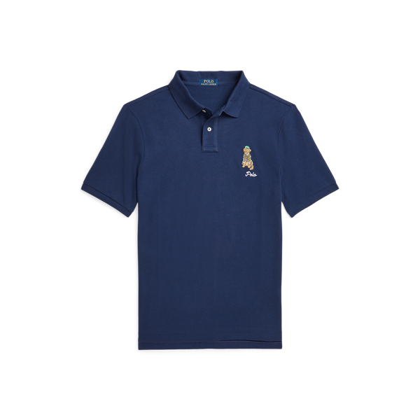 Polo Ralph Lauren 犬服 M Polo Ralph Lauren Dog Polo Shirt Blue Cotton M Puppy Pet
