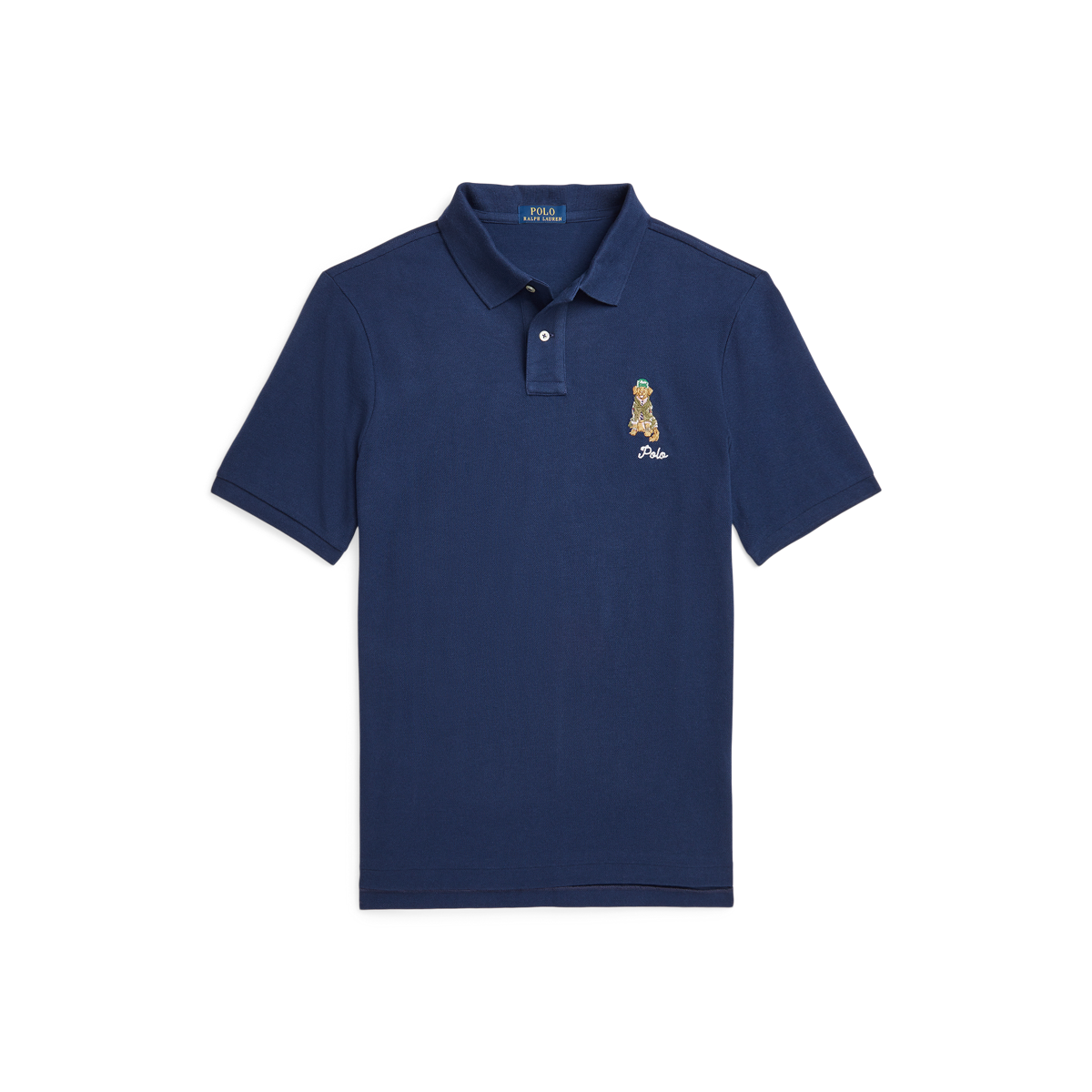 Polo Ralph Lauren 犬服 M Polo Ralph Lauren Holiday Bear Dog Mesh Polo – Kanine.com
