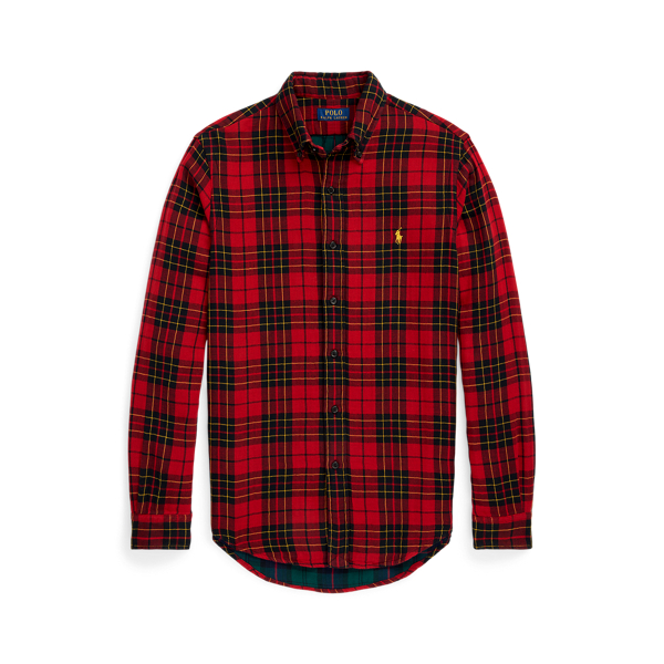 Ralph lauren red plaid shirt hotsell