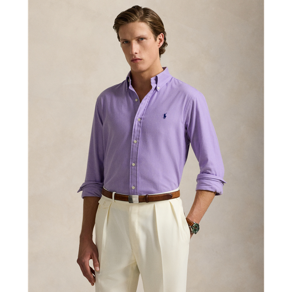 Safari Purple Heath Custom-Fit Performance-Hemd aus Twill Polo Ralph Lauren 1