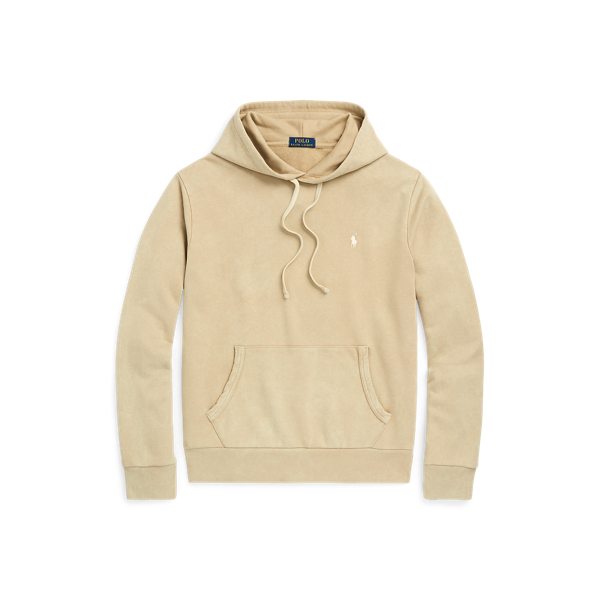 Felpa con cappuccio in cotone loopback
