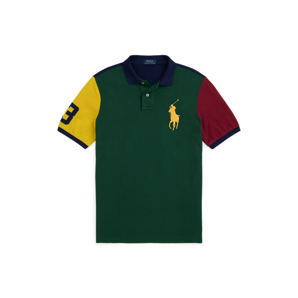 Classic fit logo mesh polo online