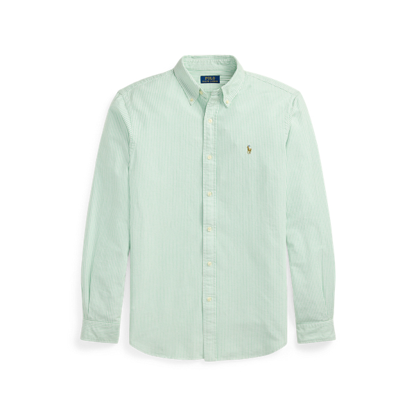 Tシャツ・カットソー Ralph Lauren CUSTOM STRIPES OXFORD SHIRT (710928918 002) Custom Fit Striped Oxford Shirt for Men | Ralph Lauren® QA