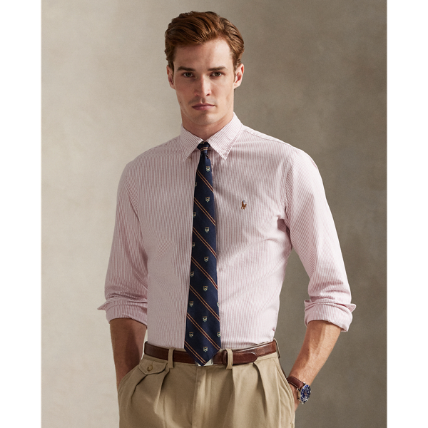 Custom Fit Striped Oxford Shirt