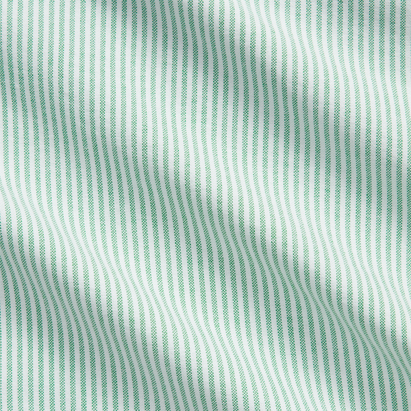 Chemise Oxford &agrave; rayures Custom Fit Polo Ralph Lauren en Vert croisi&egrave;re/Blanc 8