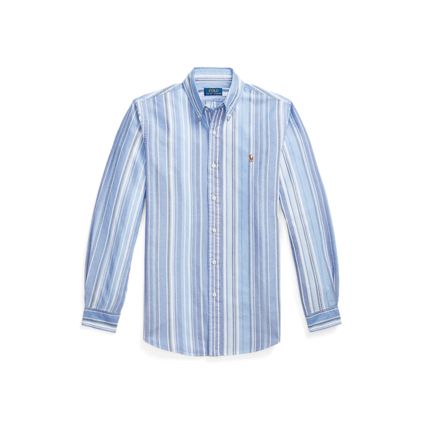 Custom Fit Striped Oxford Shirt Polo Ralph Lauren 1