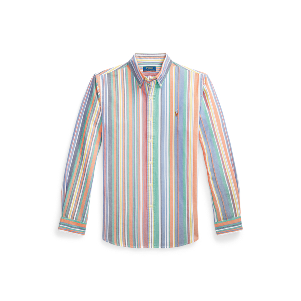 Custom Fit Striped Oxford Shirt