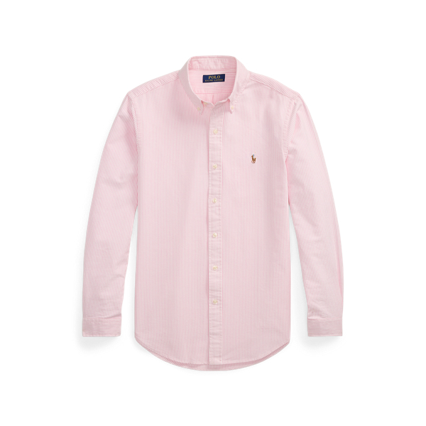 Slim-Fit Oxfordhemd mit Streifen Polo Ralph Lauren in Neues Ros&eacute;/Wei&szlig; 2