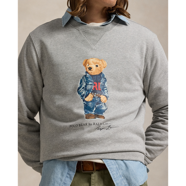 Mens polo bear sweatshirt hotsell