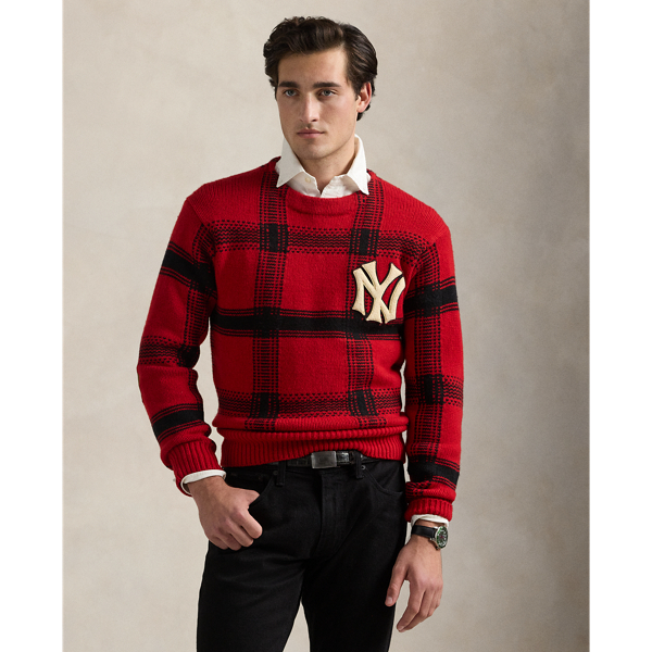 Polo Ralph Lauren Yankees Plaid Sweater