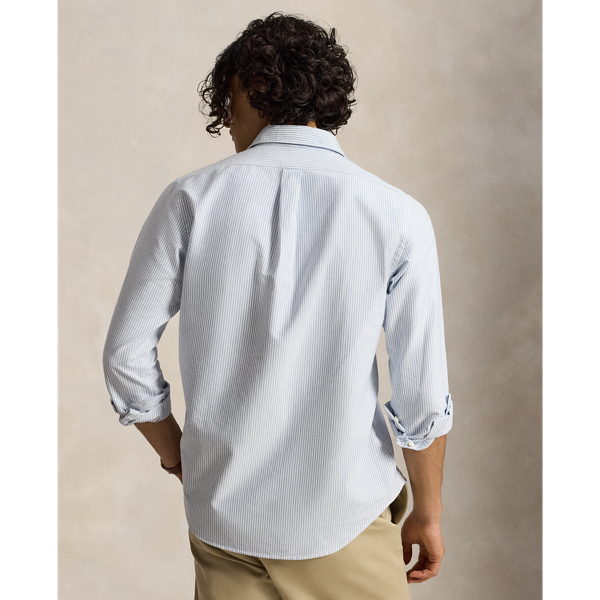 Classic-Fit Oxfordhemd mit Streifen Polo Ralph Lauren in Blau/Wei&szlig; gestreift 4