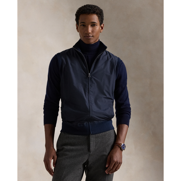 Hybrid Full-Zip Sweater Vest