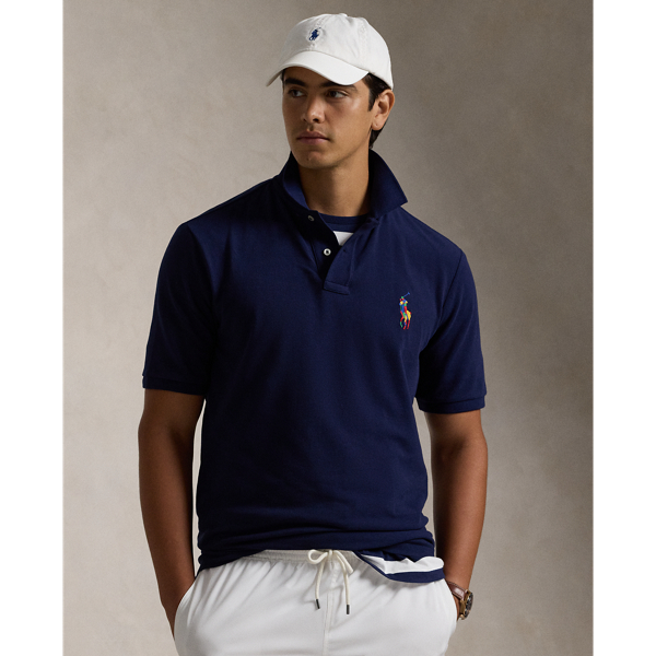 Classic Fit Big Pony Mesh Polo Shirt