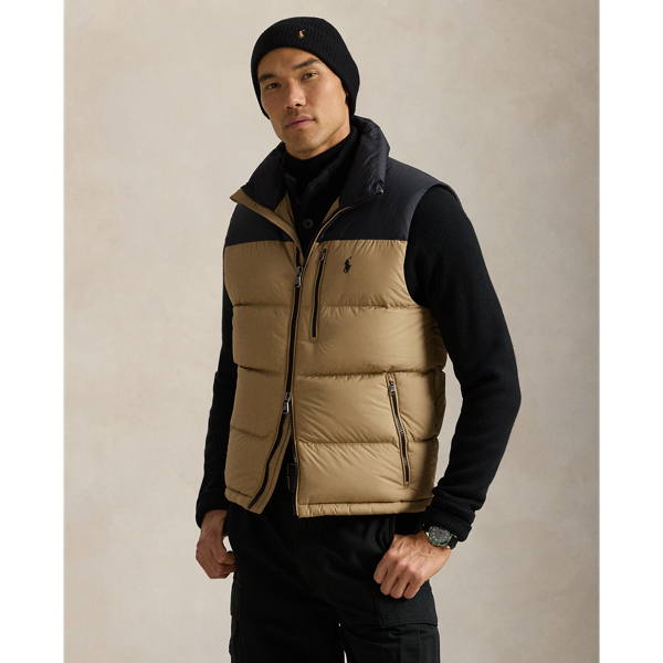 Men's polo winter vest on sale