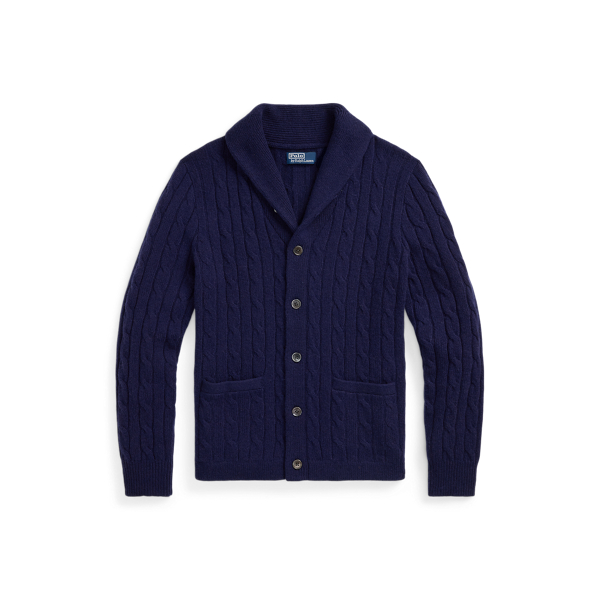 Wool Blend Shawl Collar Cardigan Ralph Lauren