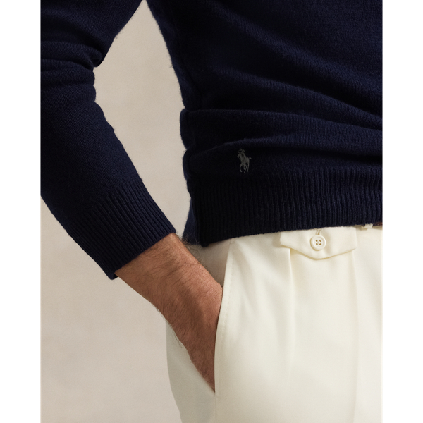 Wool-Cotton Turtleneck Sweater