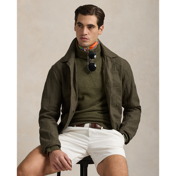 Wool-Cotton Turtleneck Sweater
