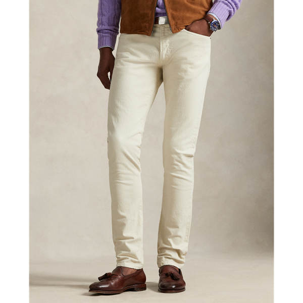 Jean slim stretch Sullivan poney Polo Polo Ralph Lauren en Cr&egrave;me Andover 4