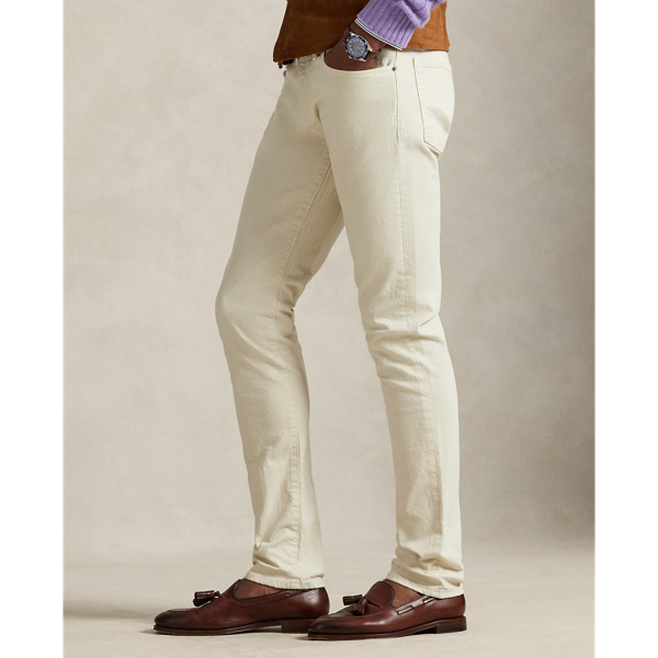 Jean slim stretch Sullivan poney Polo Polo Ralph Lauren en Cr&egrave;me Andover 5