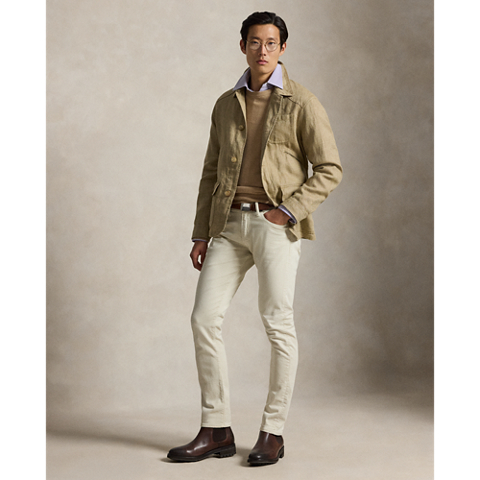 Мужские куртки Ralph Lauren Linen Herringbone Utility Jacket