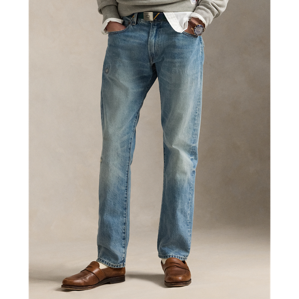Pacific Playa Hampton Relaxed Straight Distressed Jean Polo Ralph Lauren 4