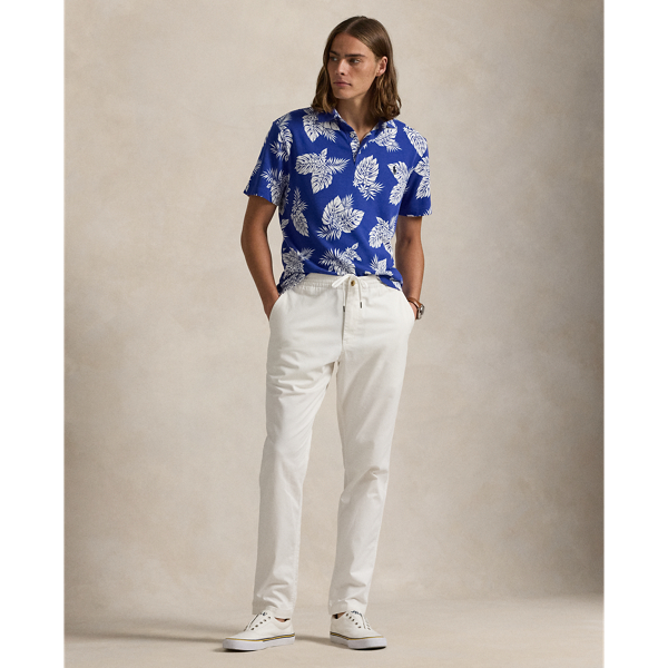 Custom Slim Fit Monstera Spa Terry Polo